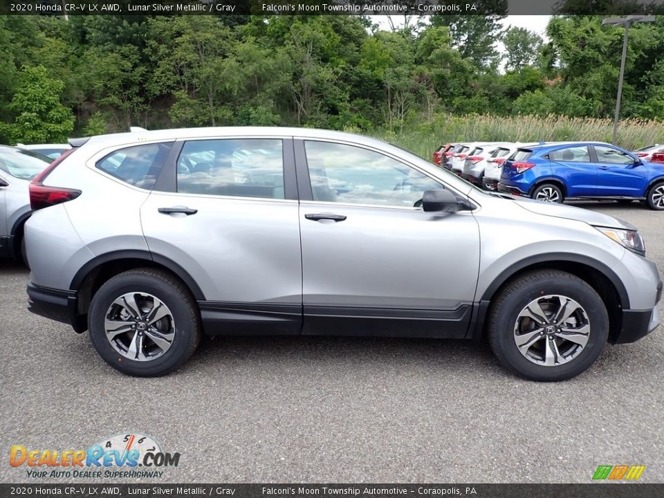 2020 Honda CR-V LX AWD Lunar Silver Metallic / Gray Photo #6