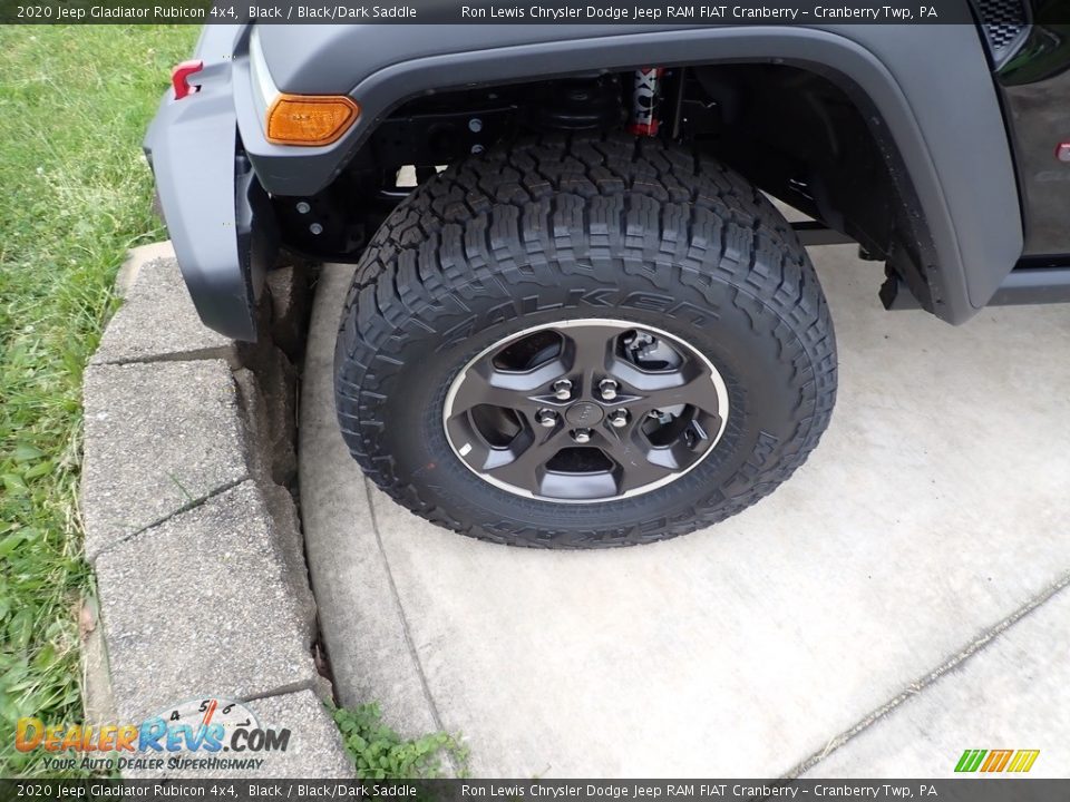 2020 Jeep Gladiator Rubicon 4x4 Black / Black/Dark Saddle Photo #2
