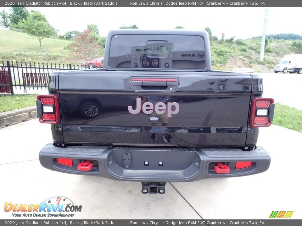 2020 Jeep Gladiator Rubicon 4x4 Black / Black/Dark Saddle Photo #5