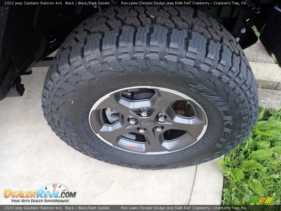 2020 Jeep Gladiator Rubicon 4x4 Black / Black/Dark Saddle Photo #9
