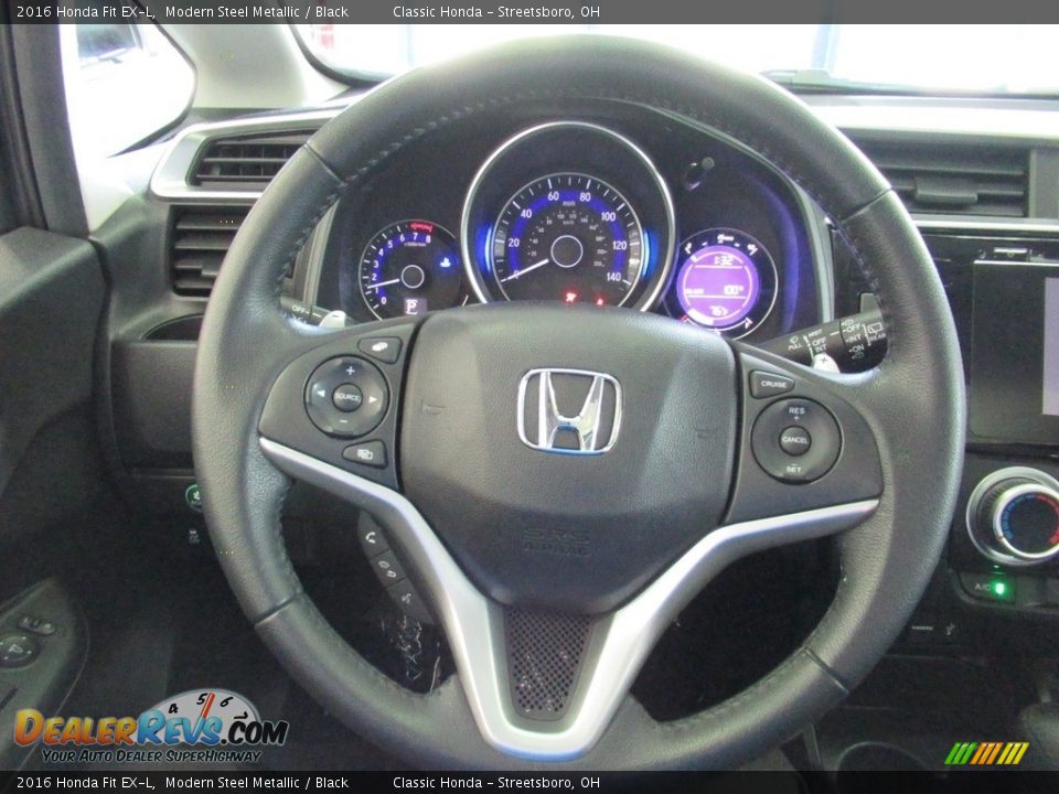 2016 Honda Fit EX-L Steering Wheel Photo #31