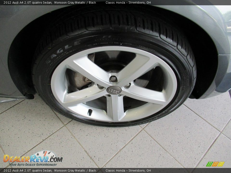 2012 Audi A4 2.0T quattro Sedan Monsoon Gray Metallic / Black Photo #5