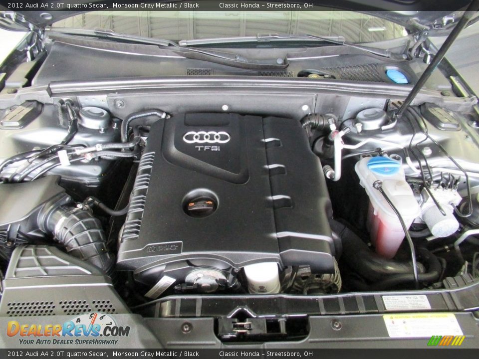 2012 Audi A4 2.0T quattro Sedan Monsoon Gray Metallic / Black Photo #15