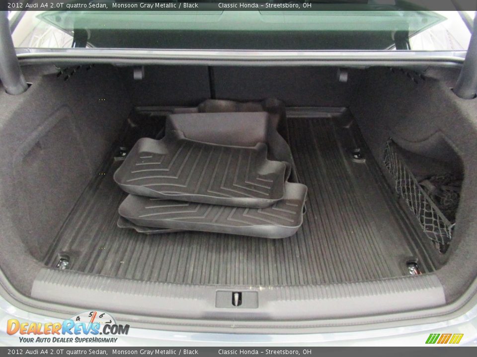 2012 Audi A4 2.0T quattro Sedan Monsoon Gray Metallic / Black Photo #23