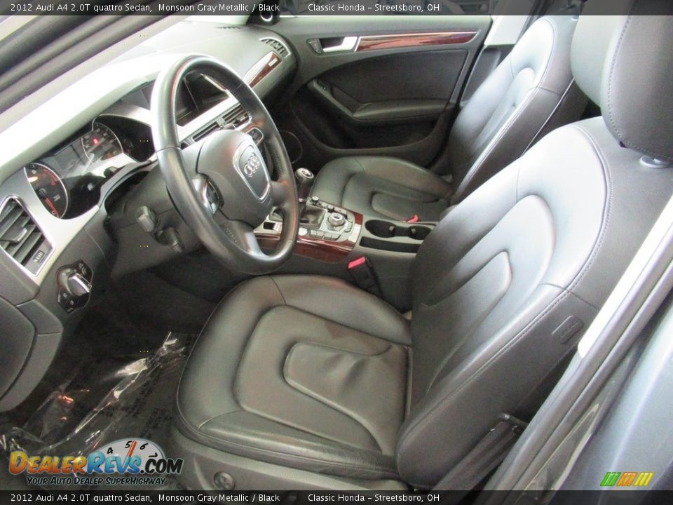 2012 Audi A4 2.0T quattro Sedan Monsoon Gray Metallic / Black Photo #30