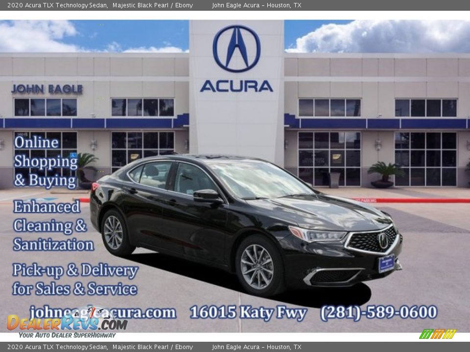 2020 Acura TLX Technology Sedan Majestic Black Pearl / Ebony Photo #1