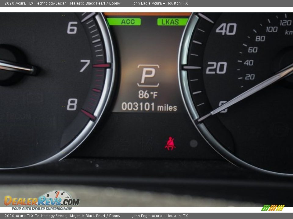 2020 Acura TLX Technology Sedan Majestic Black Pearl / Ebony Photo #34