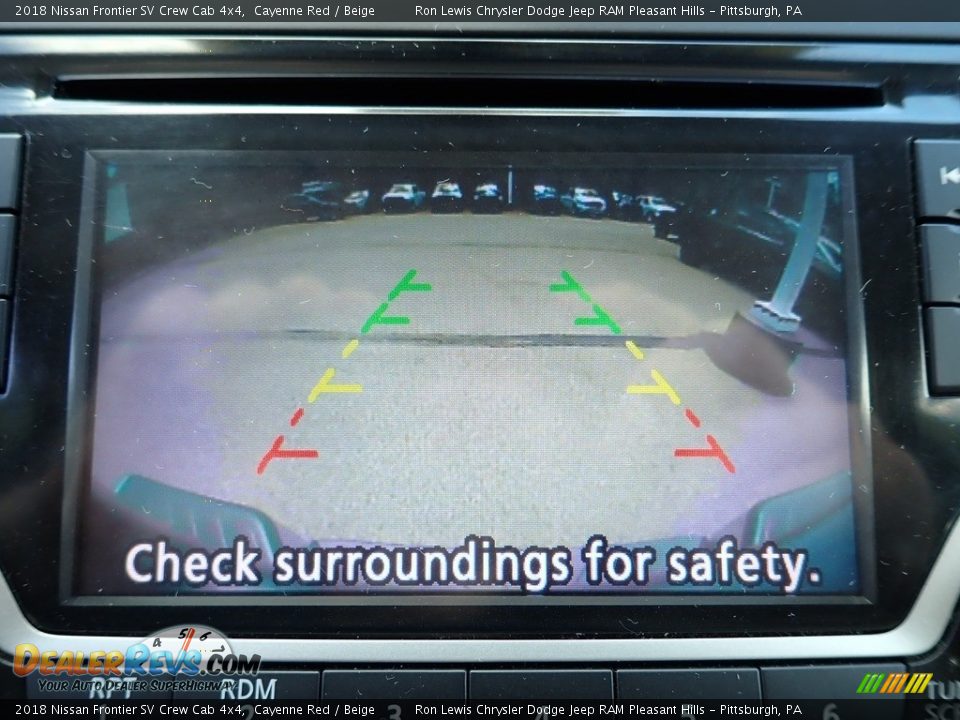 2018 Nissan Frontier SV Crew Cab 4x4 Cayenne Red / Beige Photo #18