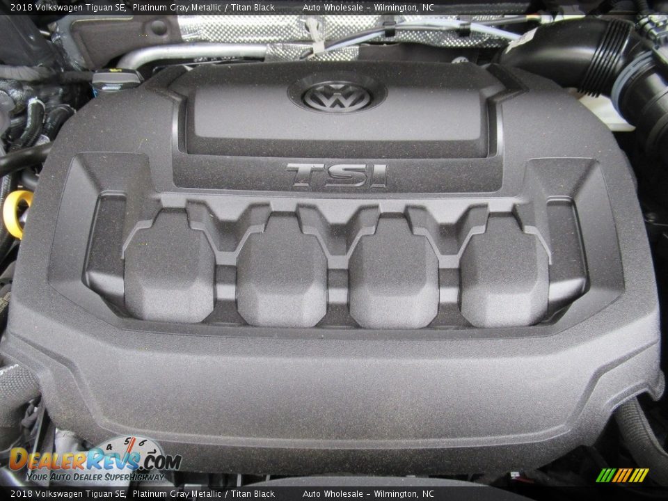 2018 Volkswagen Tiguan SE Platinum Gray Metallic / Titan Black Photo #6