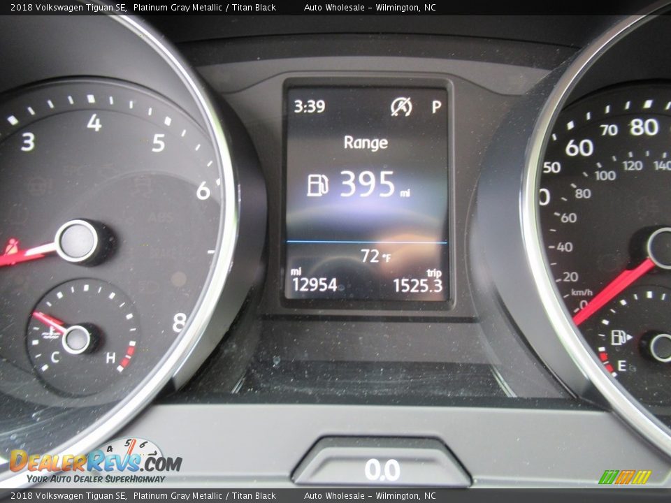 2018 Volkswagen Tiguan SE Platinum Gray Metallic / Titan Black Photo #16