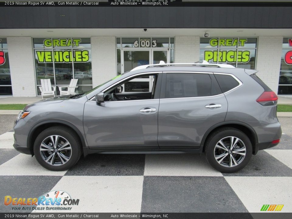 2019 Nissan Rogue SV AWD Gun Metallic / Charcoal Photo #1
