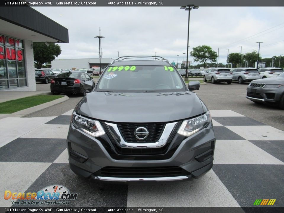 2019 Nissan Rogue SV AWD Gun Metallic / Charcoal Photo #2