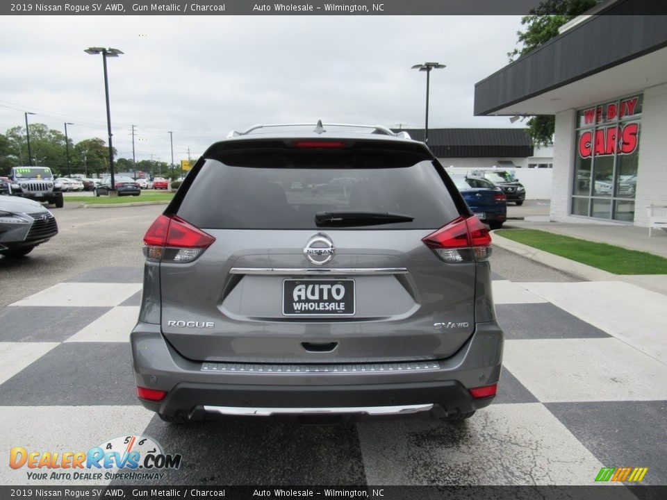 2019 Nissan Rogue SV AWD Gun Metallic / Charcoal Photo #4