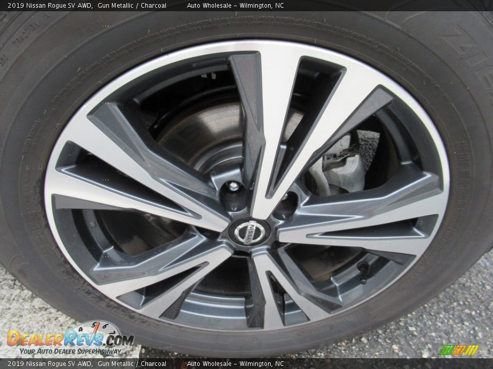 2019 Nissan Rogue SV AWD Gun Metallic / Charcoal Photo #7