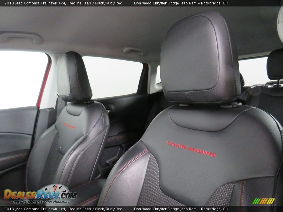 2018 Jeep Compass Trailhawk 4x4 Redline Pearl / Black/Ruby Red Photo #2