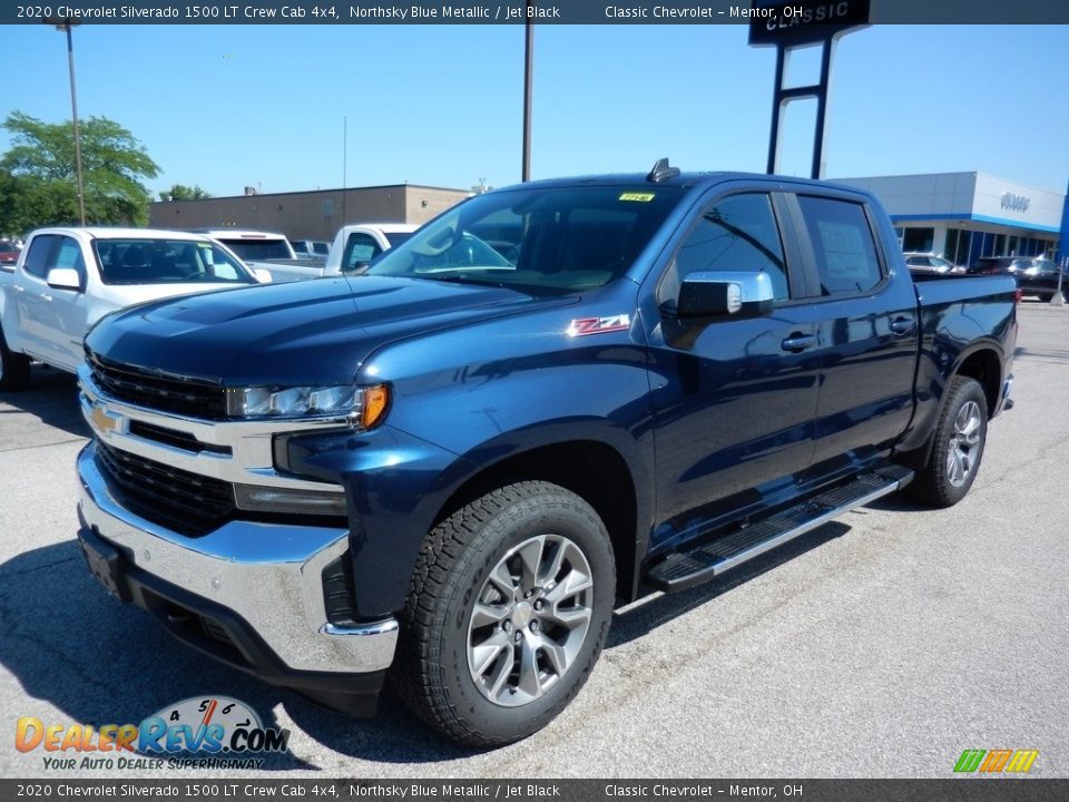 2020 Chevrolet Silverado 1500 LT Crew Cab 4x4 Northsky Blue Metallic / Jet Black Photo #1