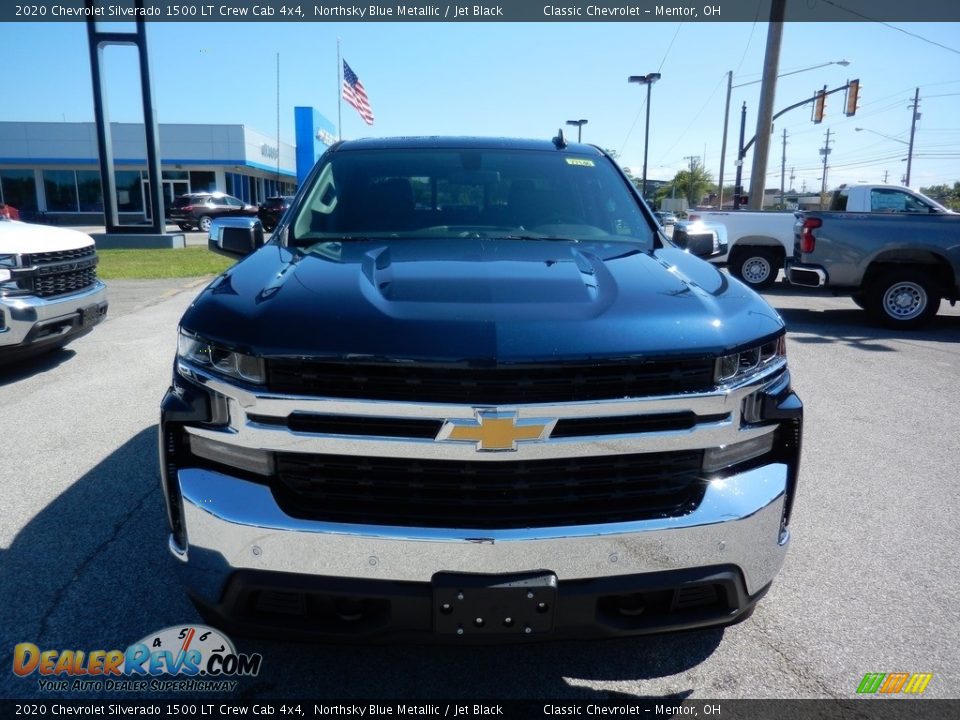 2020 Chevrolet Silverado 1500 LT Crew Cab 4x4 Northsky Blue Metallic / Jet Black Photo #2