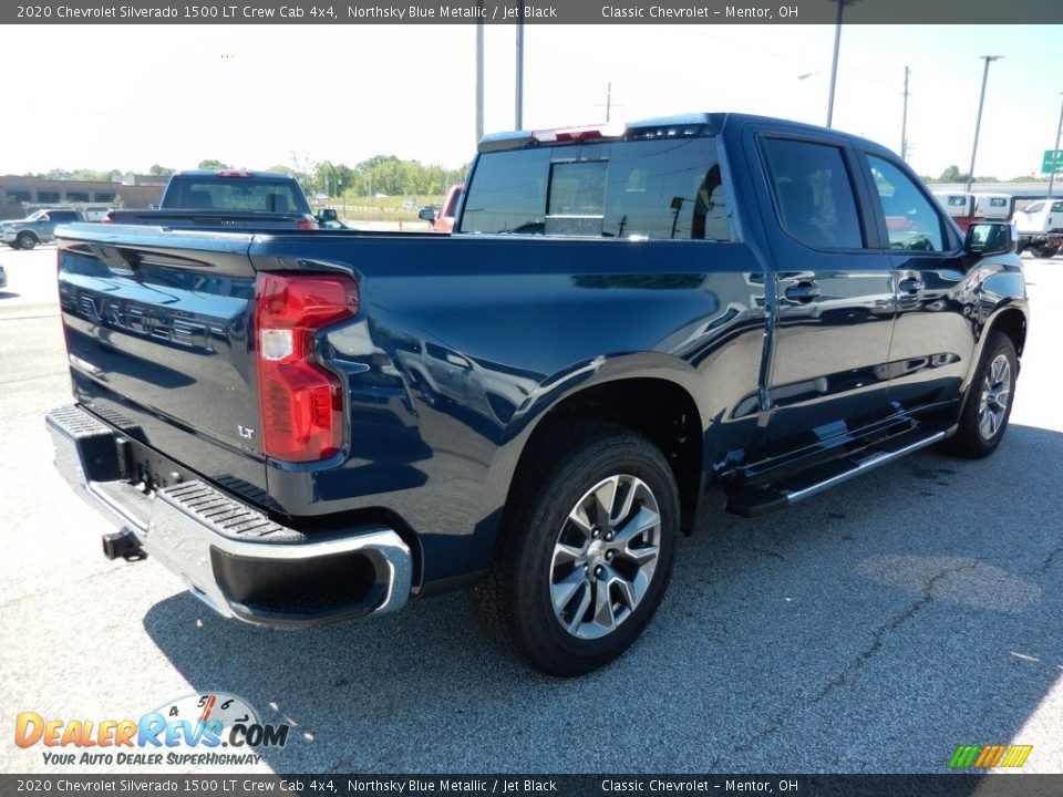 2020 Chevrolet Silverado 1500 LT Crew Cab 4x4 Northsky Blue Metallic / Jet Black Photo #4