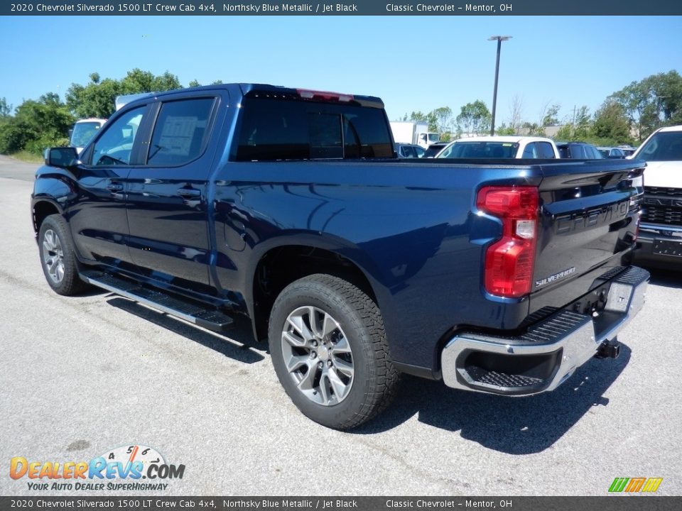2020 Chevrolet Silverado 1500 LT Crew Cab 4x4 Northsky Blue Metallic / Jet Black Photo #5