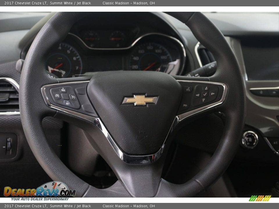 2017 Chevrolet Cruze LT Summit White / Jet Black Photo #7