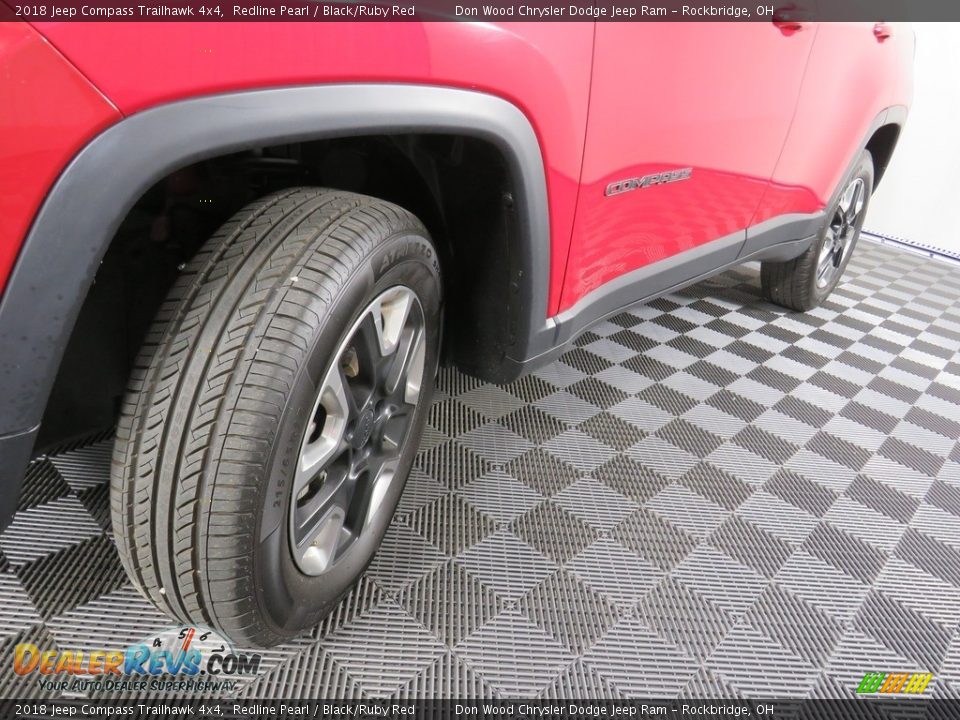 2018 Jeep Compass Trailhawk 4x4 Redline Pearl / Black/Ruby Red Photo #10