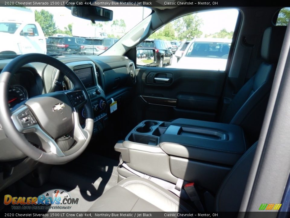 2020 Chevrolet Silverado 1500 LT Crew Cab 4x4 Northsky Blue Metallic / Jet Black Photo #7