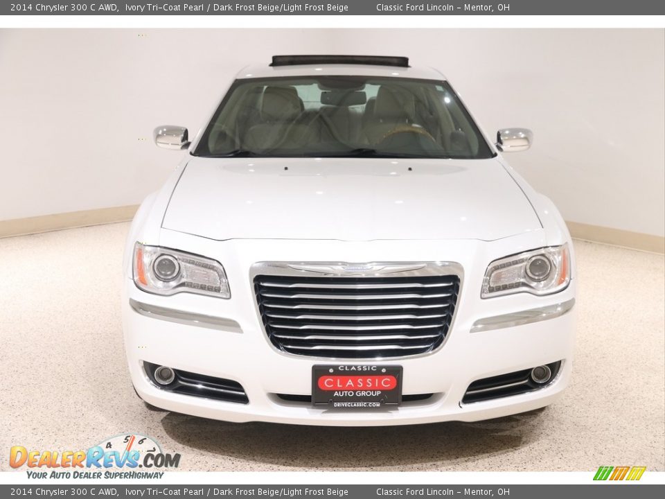 2014 Chrysler 300 C AWD Ivory Tri-Coat Pearl / Dark Frost Beige/Light Frost Beige Photo #2