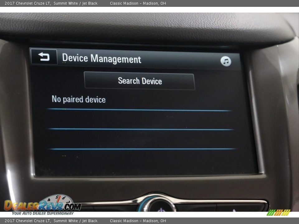 2017 Chevrolet Cruze LT Summit White / Jet Black Photo #12