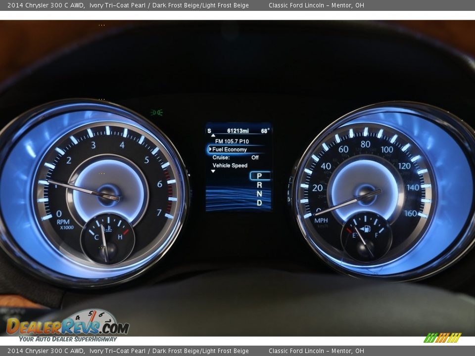 2014 Chrysler 300 C AWD Ivory Tri-Coat Pearl / Dark Frost Beige/Light Frost Beige Photo #7
