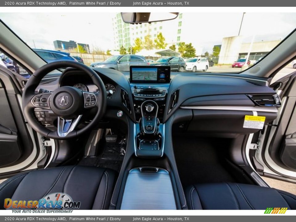 2020 Acura RDX Technology AWD Platinum White Pearl / Ebony Photo #25
