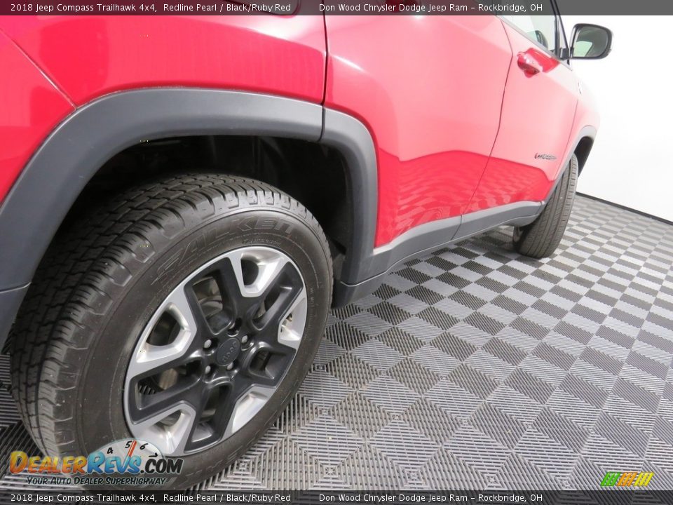 2018 Jeep Compass Trailhawk 4x4 Redline Pearl / Black/Ruby Red Photo #17
