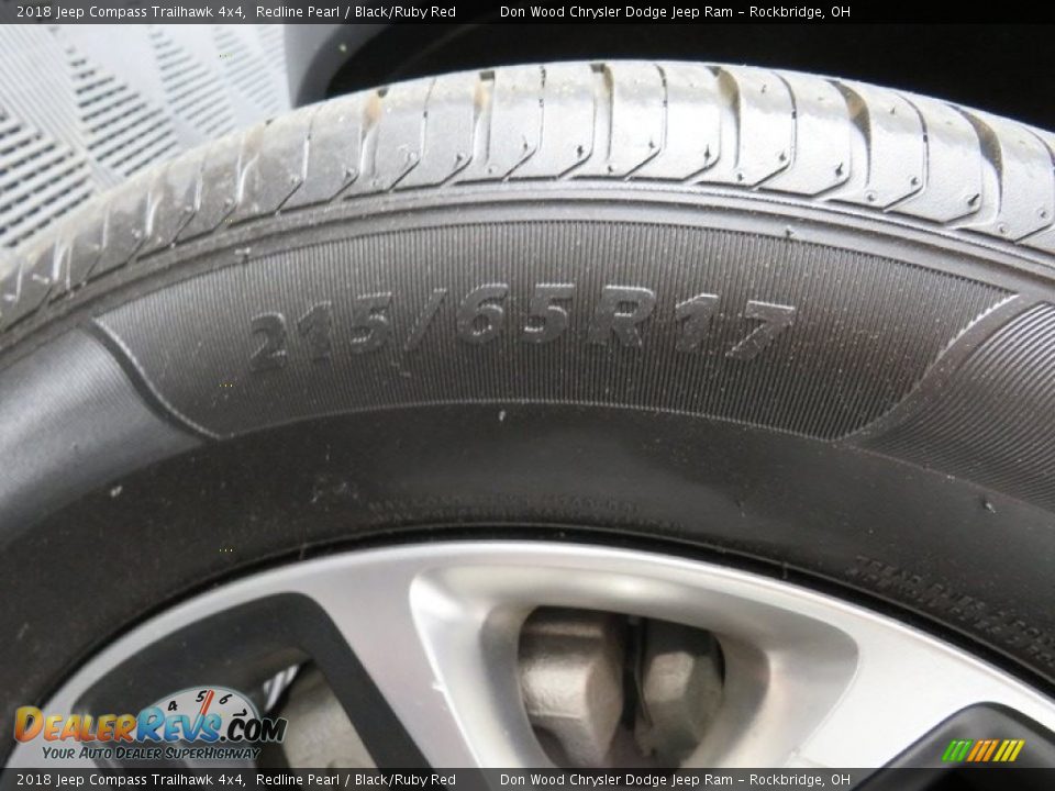 2018 Jeep Compass Trailhawk 4x4 Redline Pearl / Black/Ruby Red Photo #18