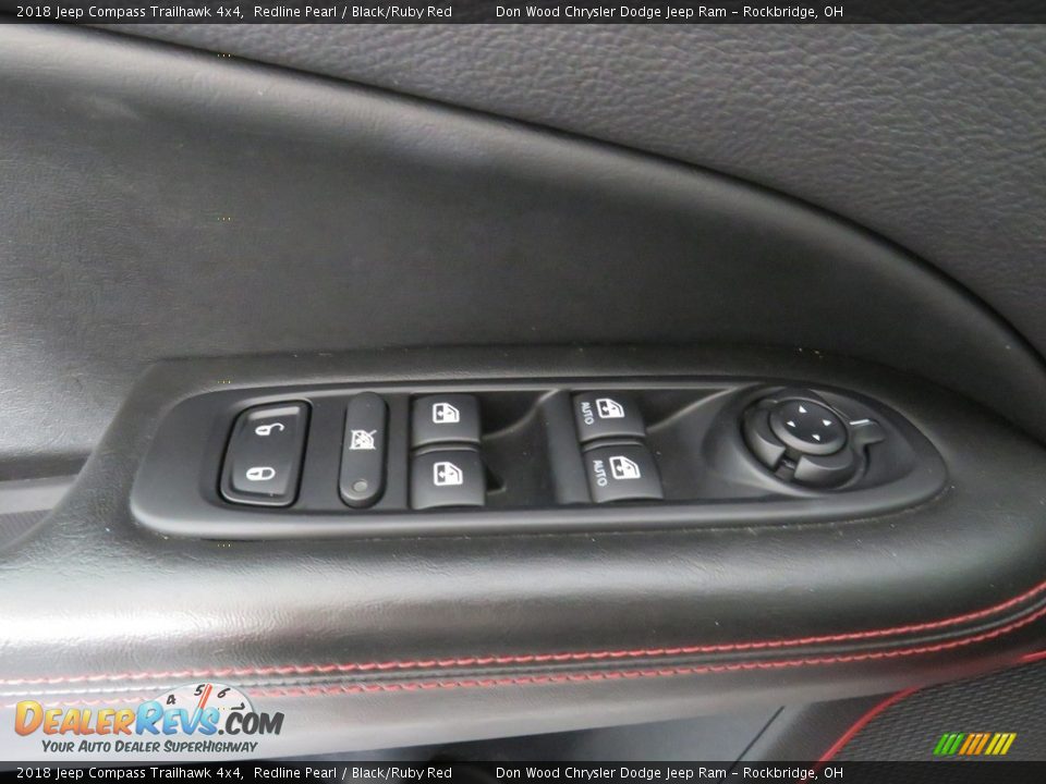 2018 Jeep Compass Trailhawk 4x4 Redline Pearl / Black/Ruby Red Photo #20