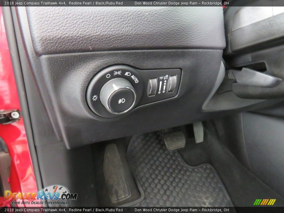 2018 Jeep Compass Trailhawk 4x4 Redline Pearl / Black/Ruby Red Photo #21