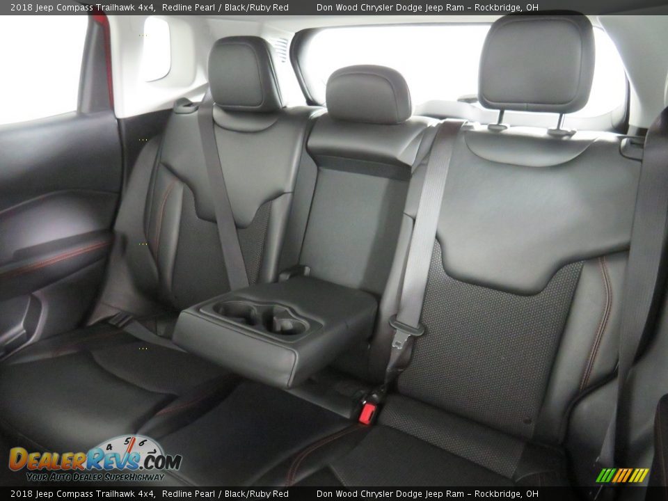 2018 Jeep Compass Trailhawk 4x4 Redline Pearl / Black/Ruby Red Photo #24