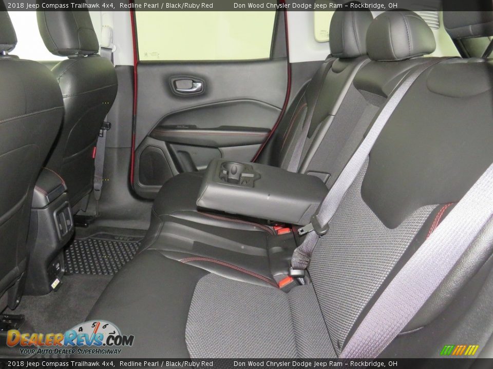 2018 Jeep Compass Trailhawk 4x4 Redline Pearl / Black/Ruby Red Photo #26