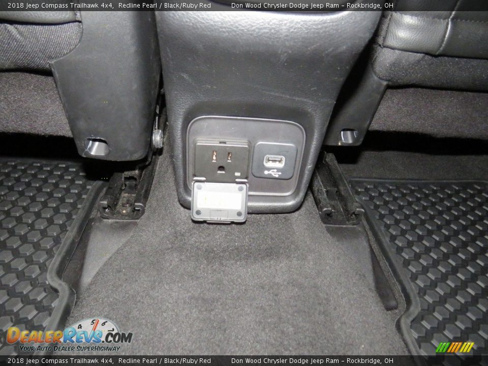 2018 Jeep Compass Trailhawk 4x4 Redline Pearl / Black/Ruby Red Photo #27