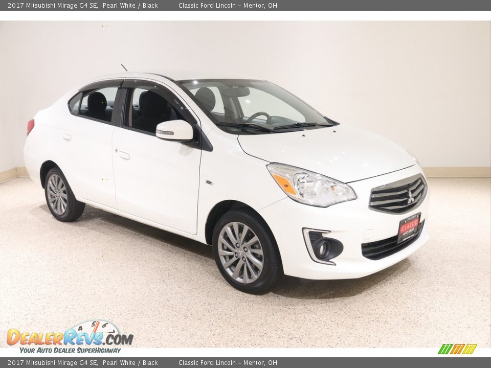 Pearl White 2017 Mitsubishi Mirage G4 SE Photo #1