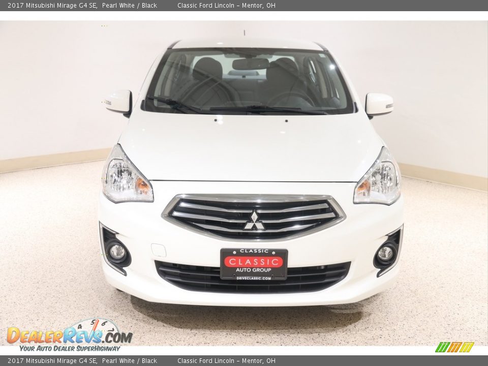 2017 Mitsubishi Mirage G4 SE Pearl White / Black Photo #2