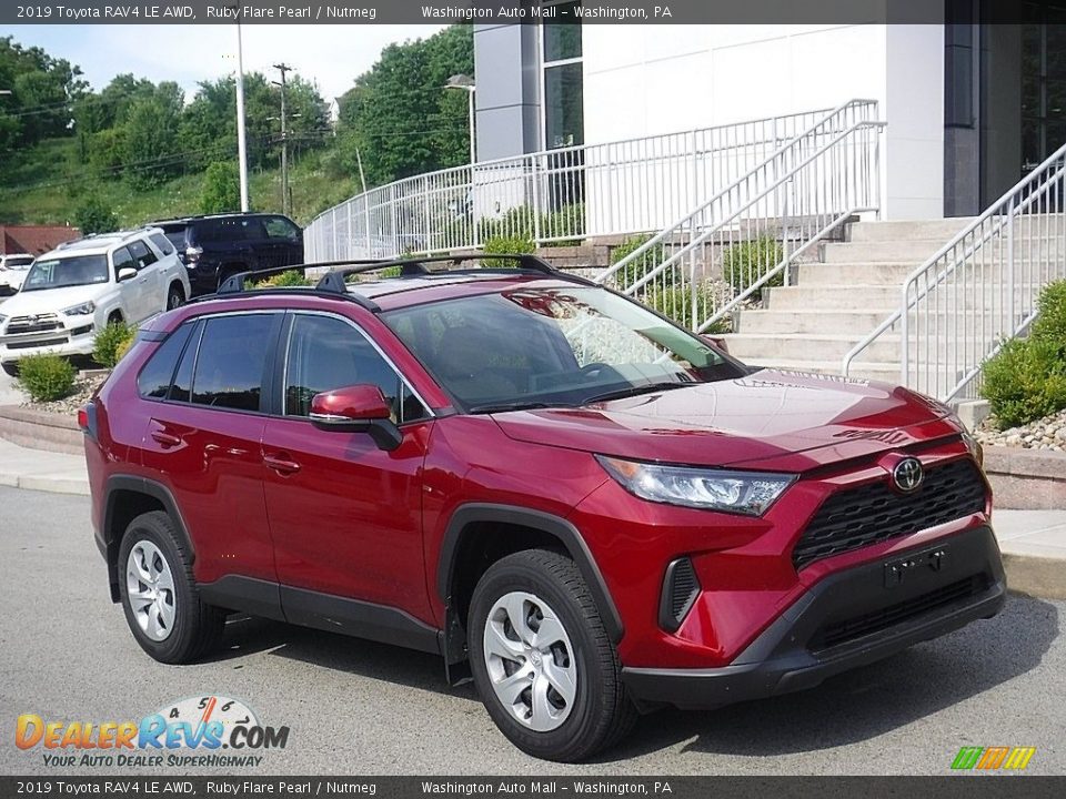 2019 Toyota RAV4 LE AWD Ruby Flare Pearl / Nutmeg Photo #1