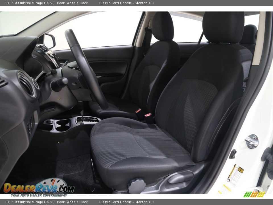 Black Interior - 2017 Mitsubishi Mirage G4 SE Photo #4