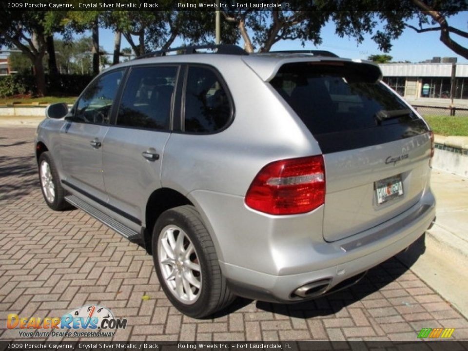 2009 Porsche Cayenne Crystal Silver Metallic / Black Photo #5