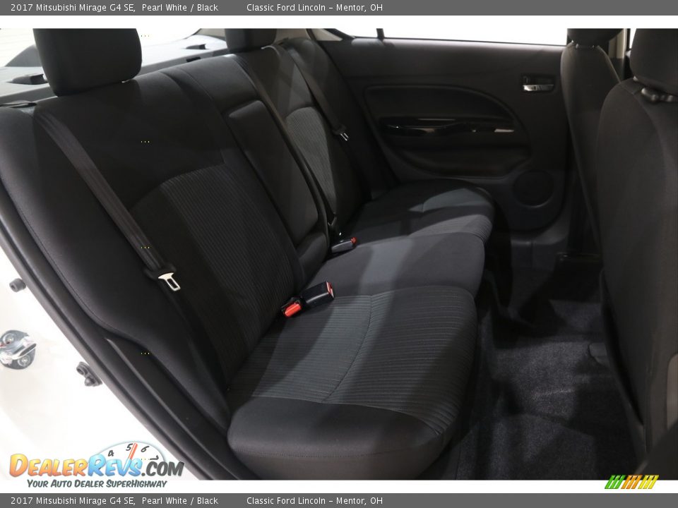 Rear Seat of 2017 Mitsubishi Mirage G4 SE Photo #16