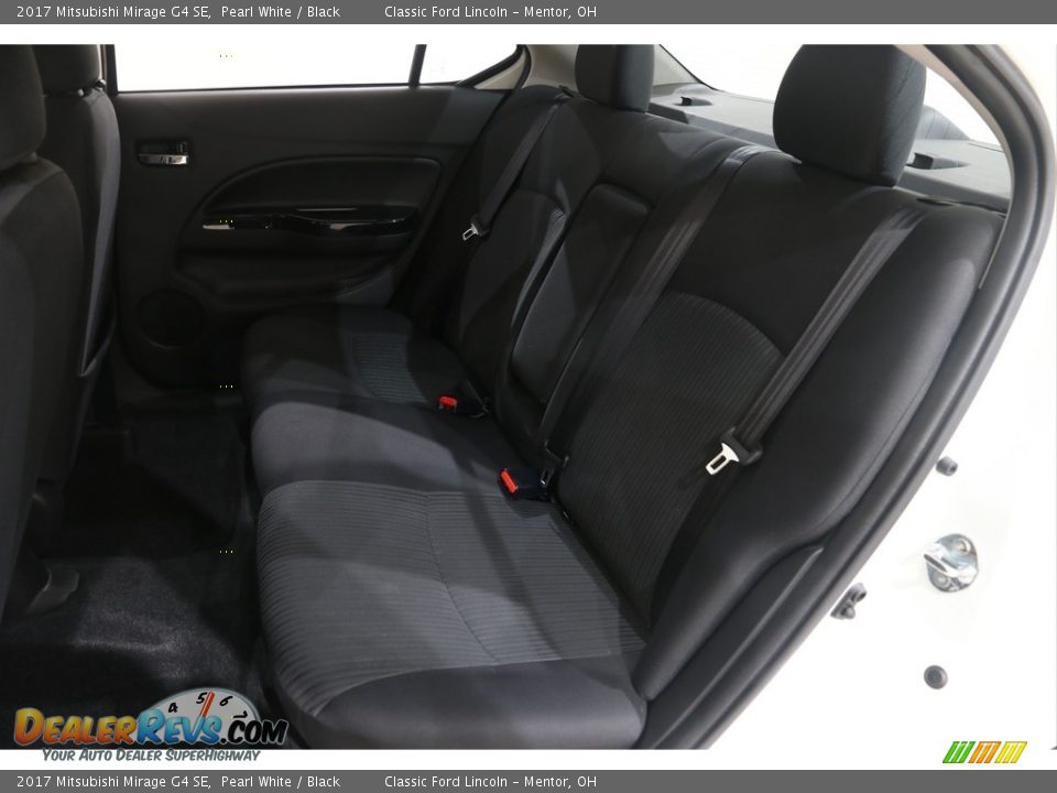 Rear Seat of 2017 Mitsubishi Mirage G4 SE Photo #17