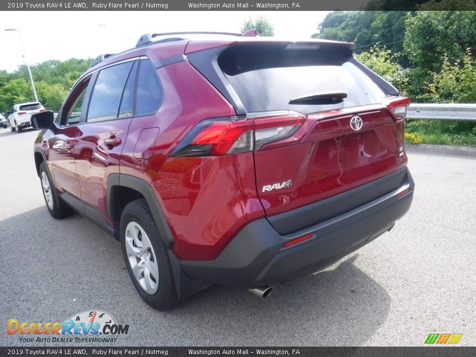 2019 Toyota RAV4 LE AWD Ruby Flare Pearl / Nutmeg Photo #13