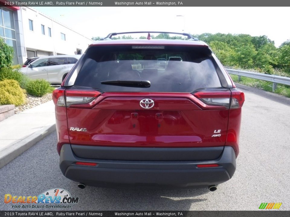 2019 Toyota RAV4 LE AWD Ruby Flare Pearl / Nutmeg Photo #14