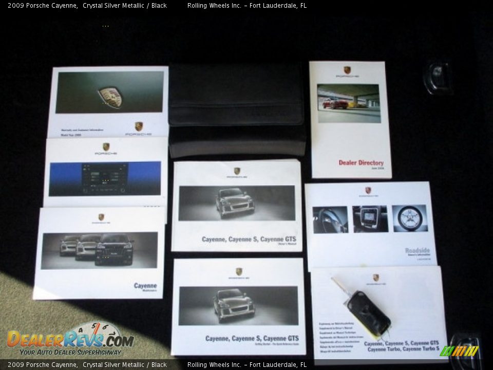 2009 Porsche Cayenne Crystal Silver Metallic / Black Photo #21