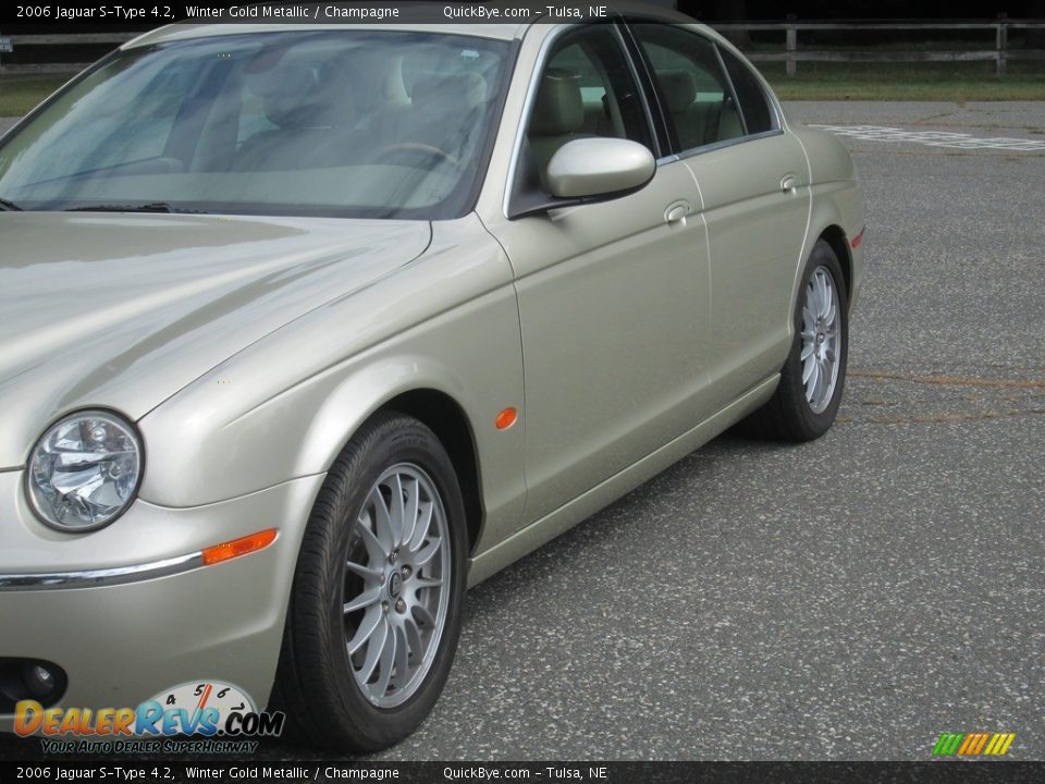 2006 Jaguar S-Type 4.2 Winter Gold Metallic / Champagne Photo #1