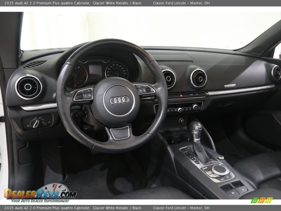 2015 Audi A3 2.0 Premium Plus quattro Cabriolet Glacier White Metallic / Black Photo #7