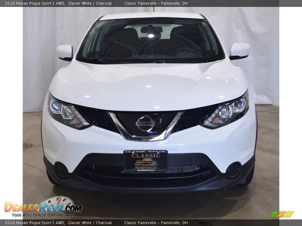 2019 Nissan Rogue Sport S AWD Glacier White / Charcoal Photo #4